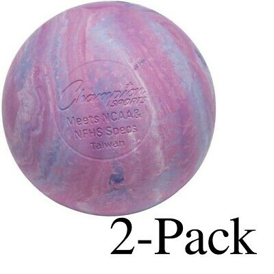 Champion Sports Official Size Rubber Lacrosse Ball, Multi-colored (pack Of 2)