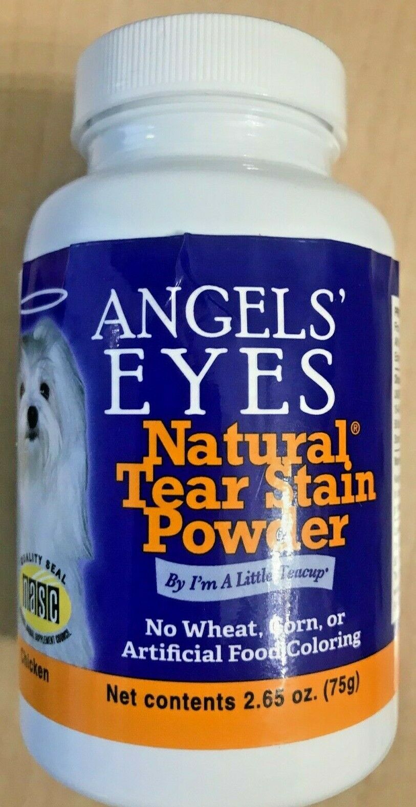 Angels' Eyes Natural Tear Stain Powder 2.65 Oz 75g Chicken