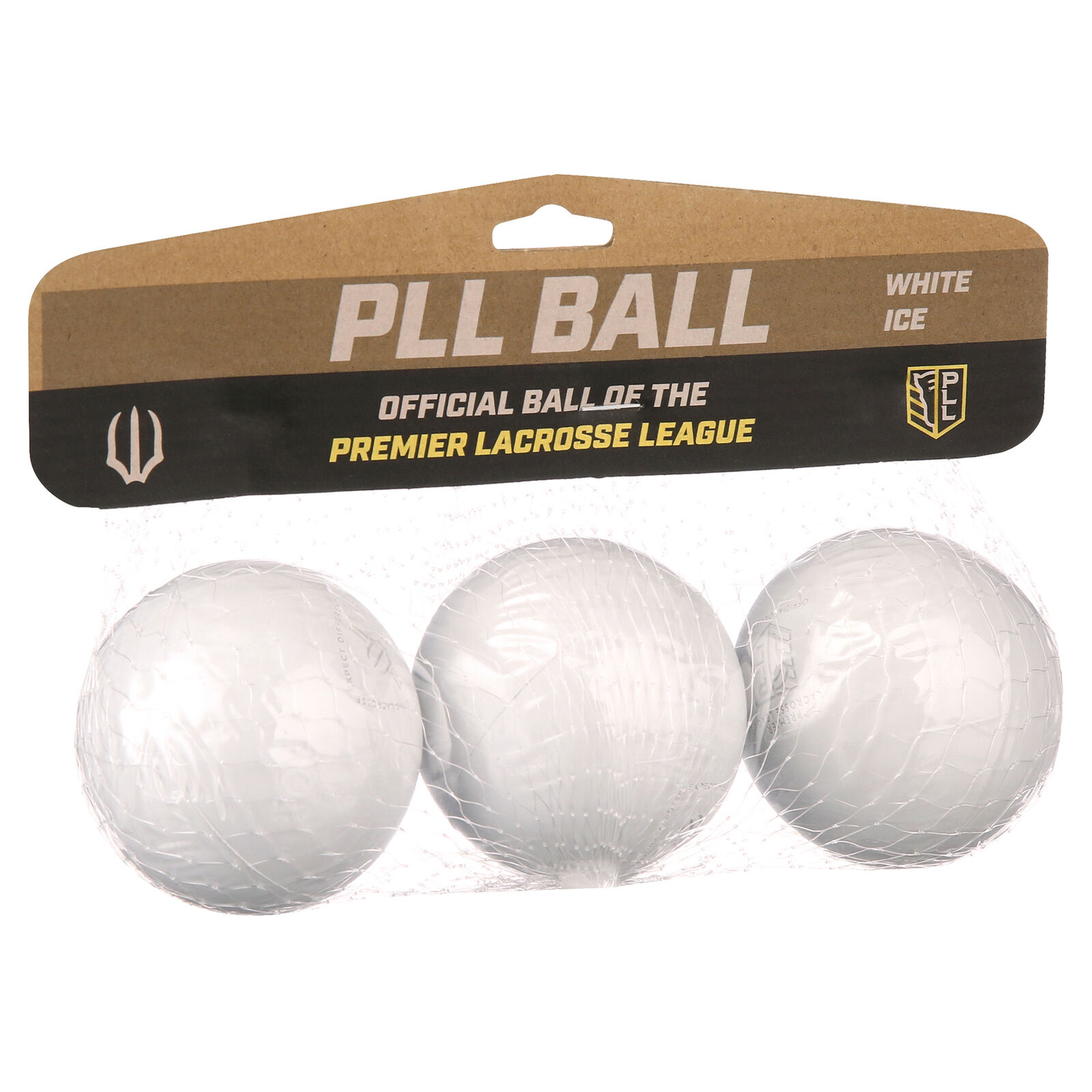 New - Wolf Athletics White Ice Lacrosse Ball - 3 Pack